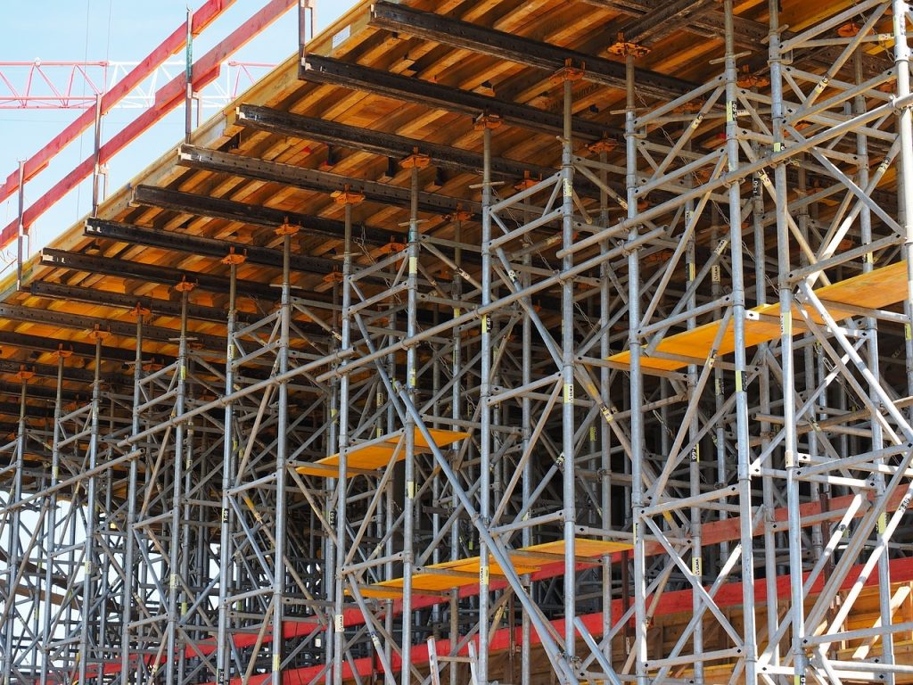 What is scaffolding? What are the three types of scaffolds?