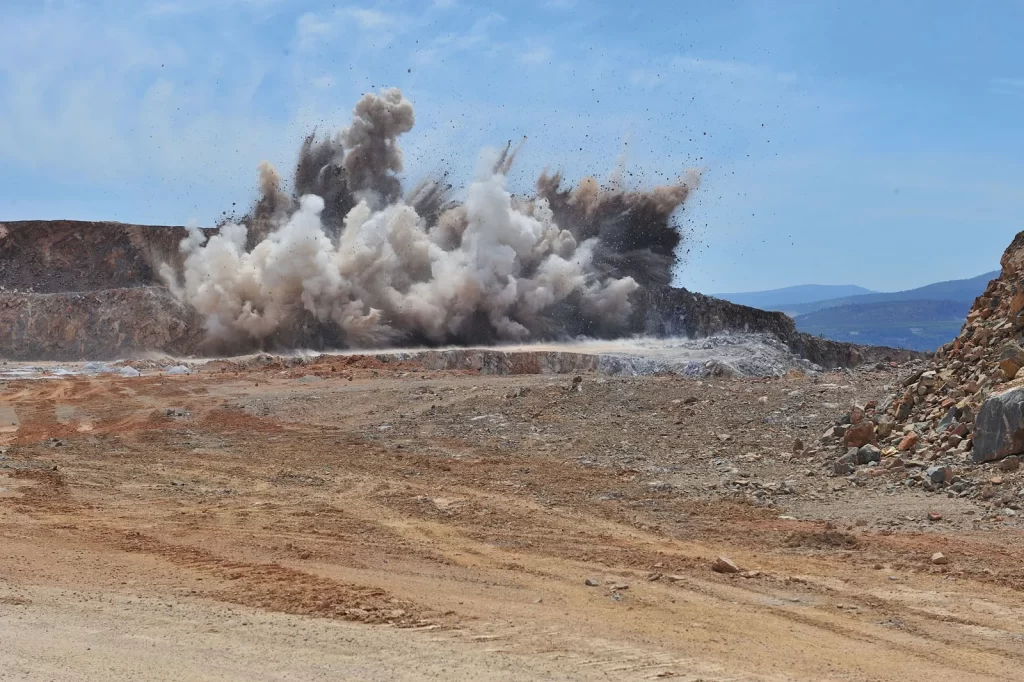 preparing your site for rock fracturing and blasting